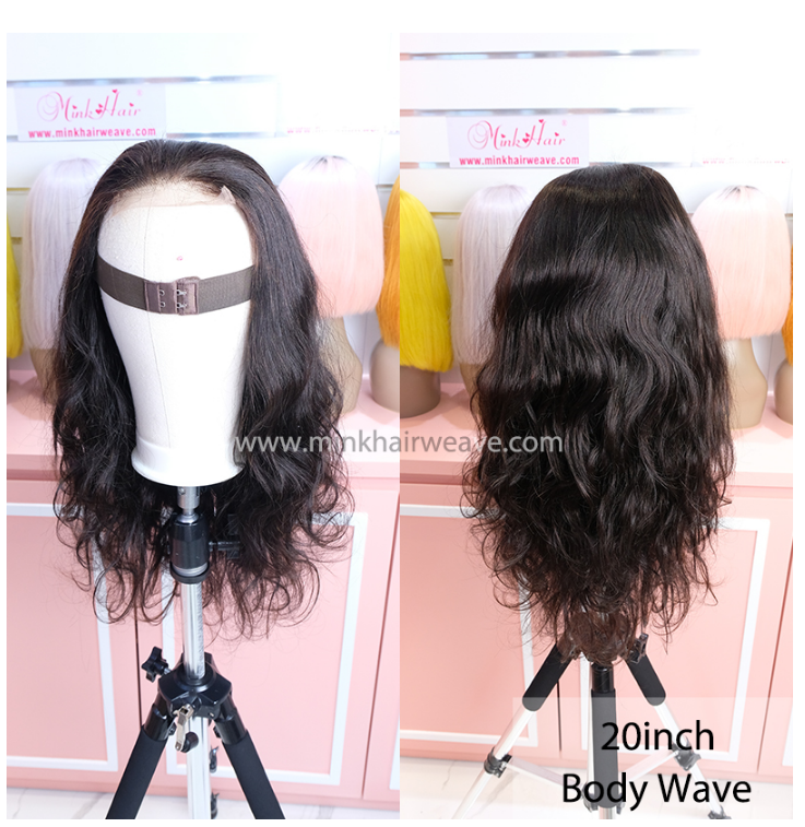 10A 44 lace closure180 Density Customized Wig Brown Lace Closure Wig