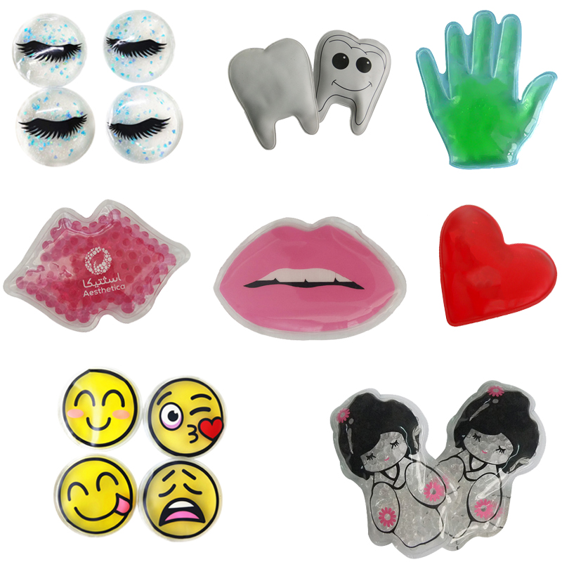 Factory Supply FunnyHot Cold Gel Eye Mask Gel Face Pack