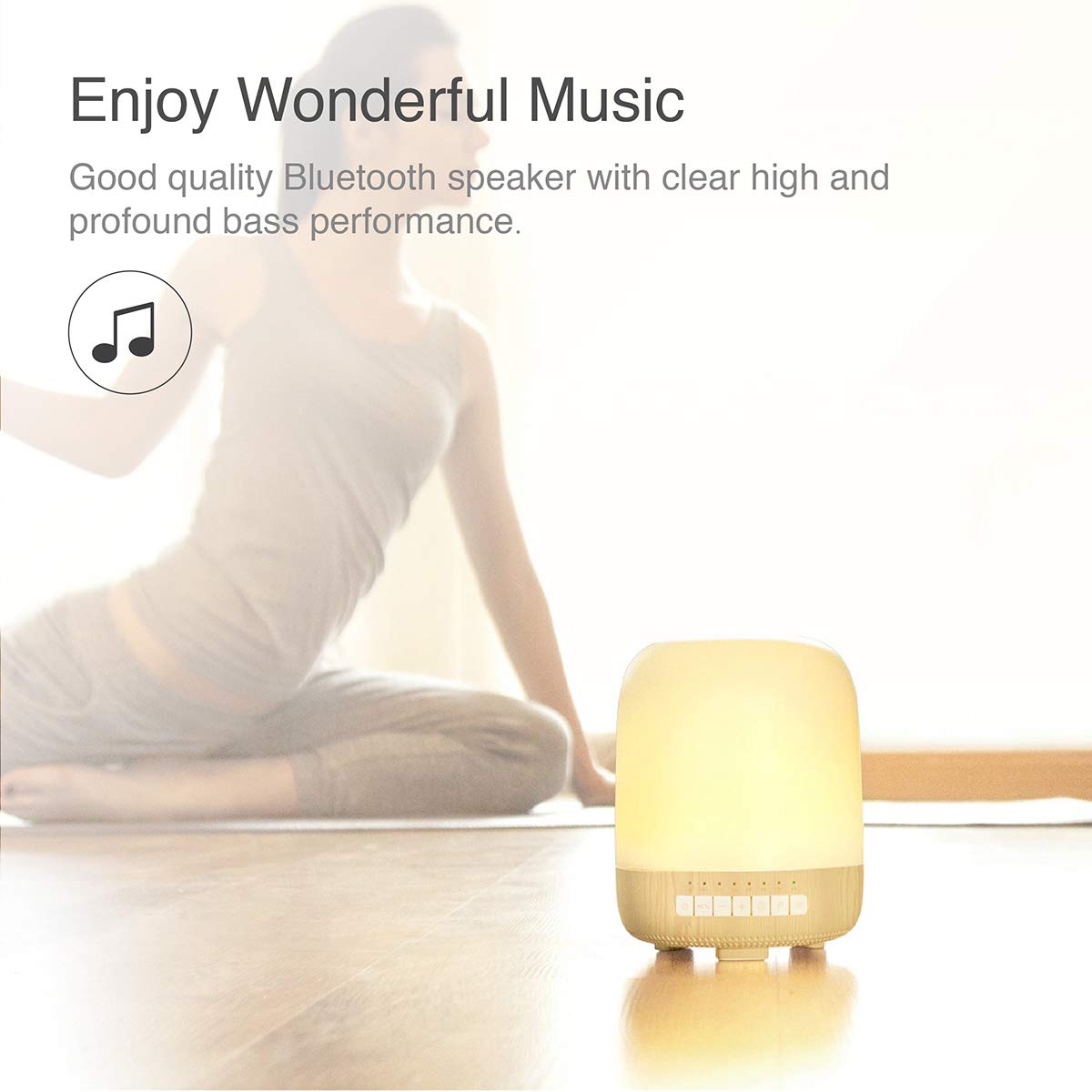 Aromatherapy Diffuser Bluetooth Speaker With LED Color Changing