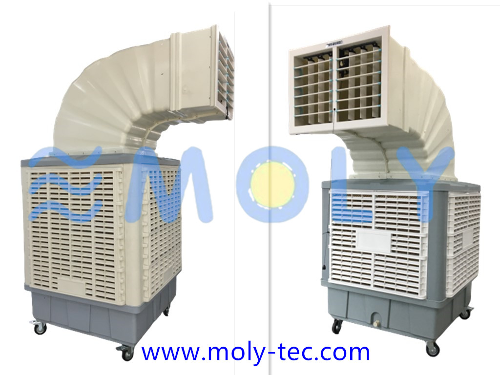 Moly workshop ducting evaporative air coolers