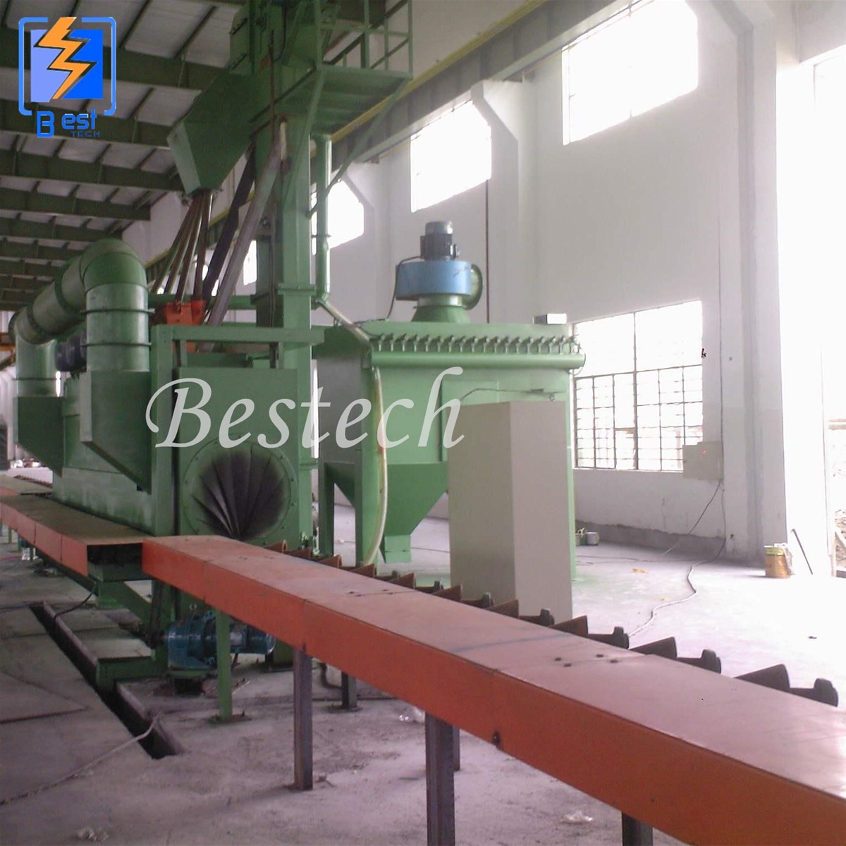 Steel Pipe External Wall Shot Blasting Machine