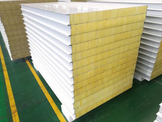 50150mm Thickness Glass Wool Sandwich Panel for Metal Wall Cladding System