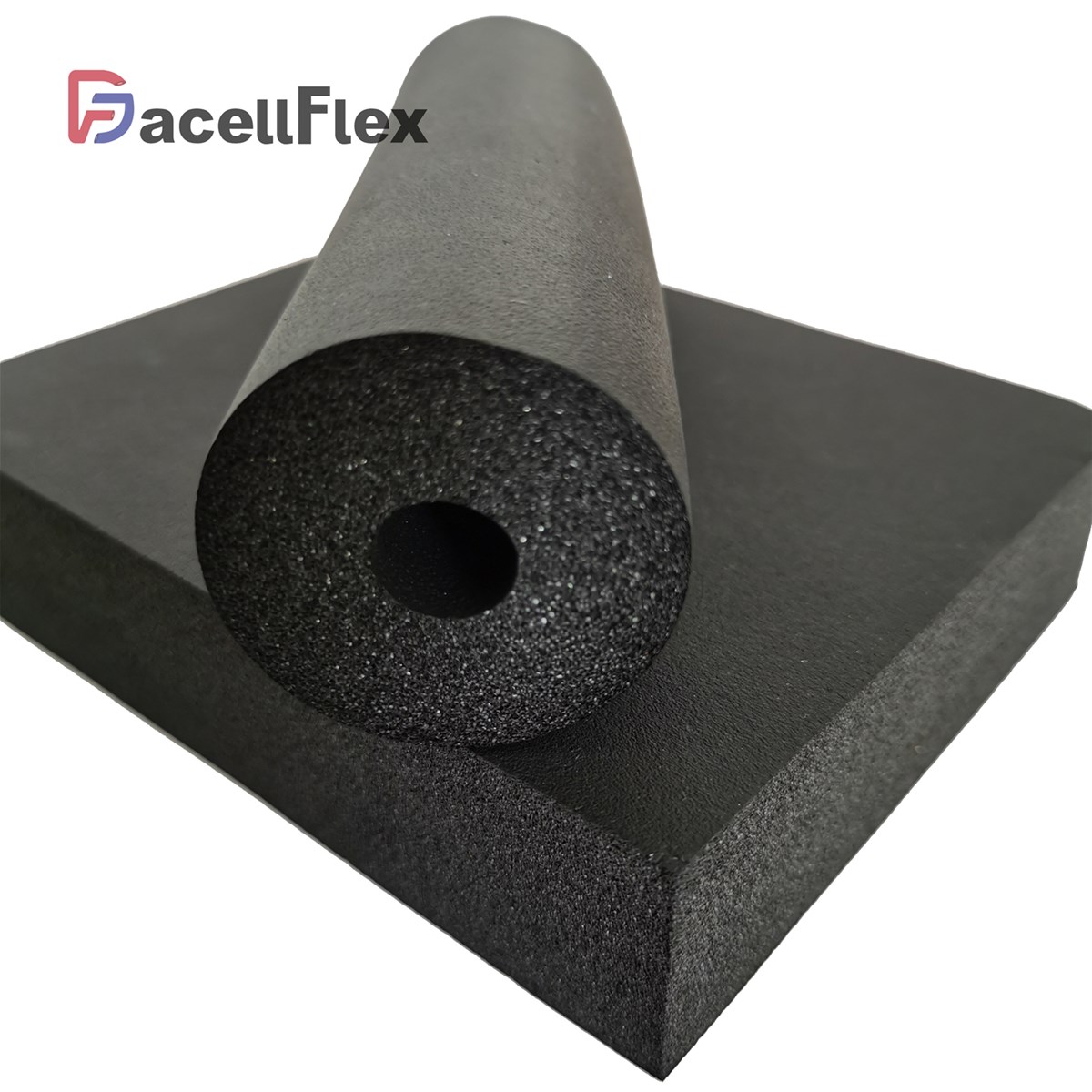 Dacellflex Factory Elastomeric NBR PVC Rubber Foam Closed Cell Thermal Insulation Colorful High Density Sound Insulation