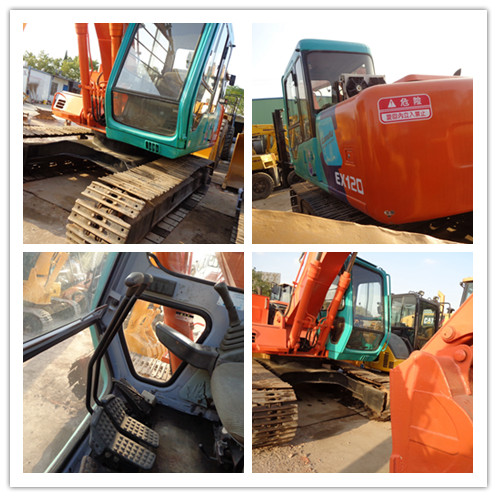 Used HITACHI EX120 crawler excavator on sale