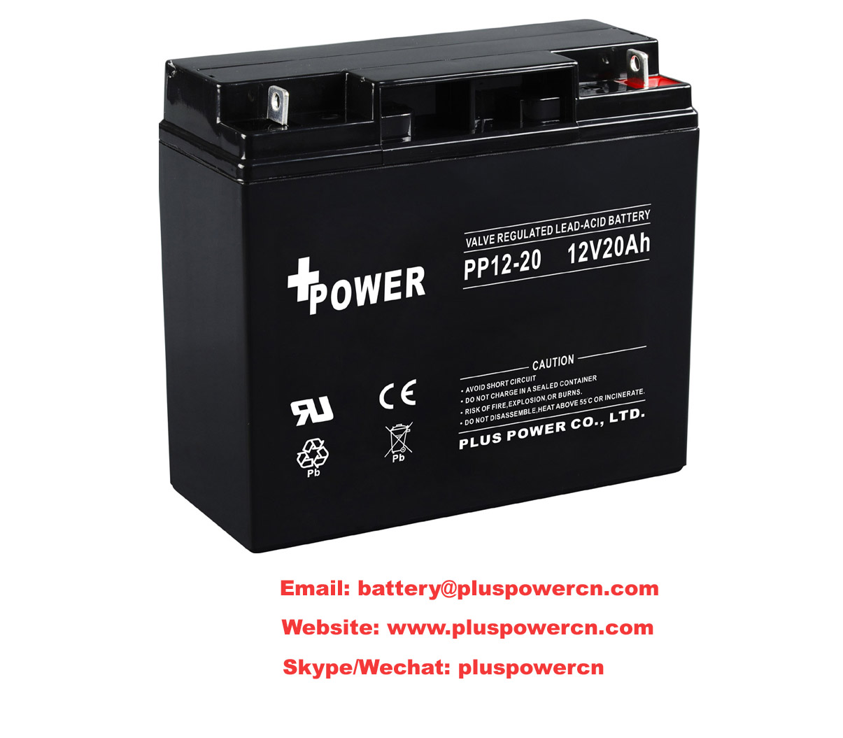 12V20Ah SLA Batteries for Backup Power