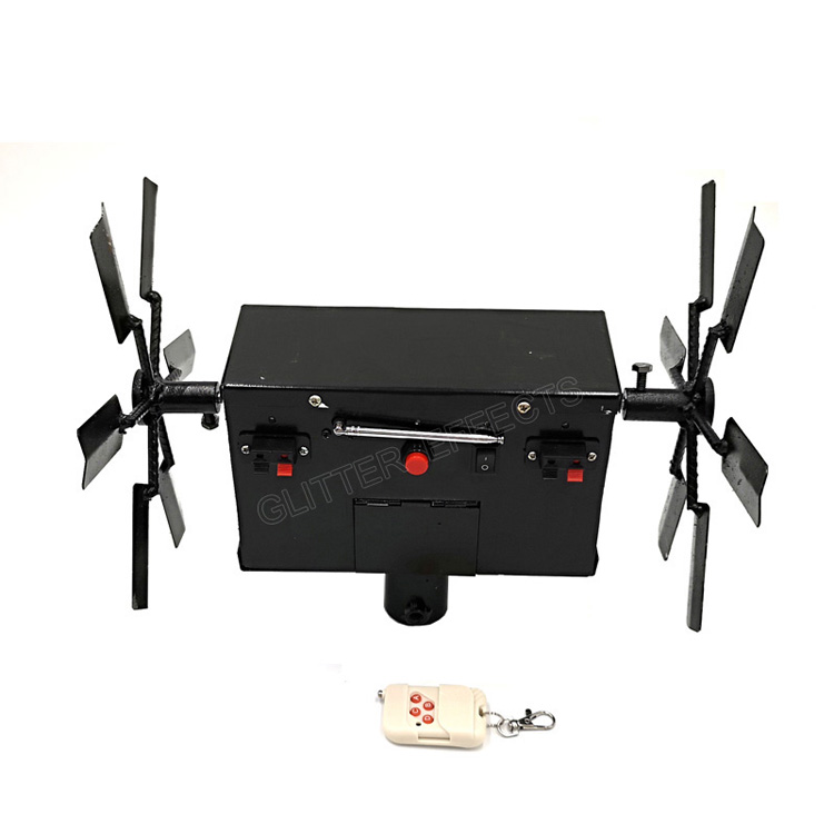 ELT02R Double wheel windmill ice fountain wireless remote ignition system