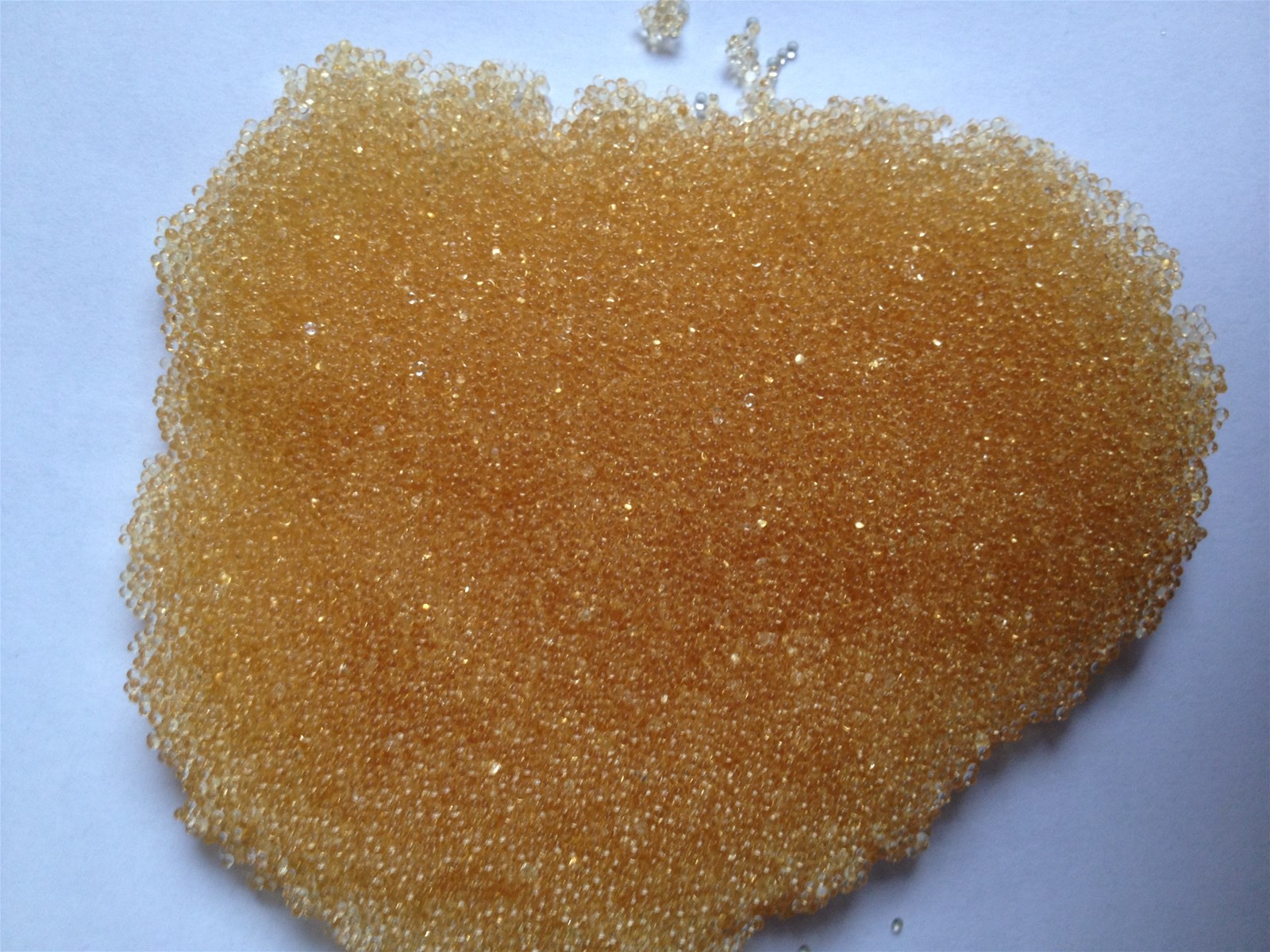 Special resin for extraction tungsten