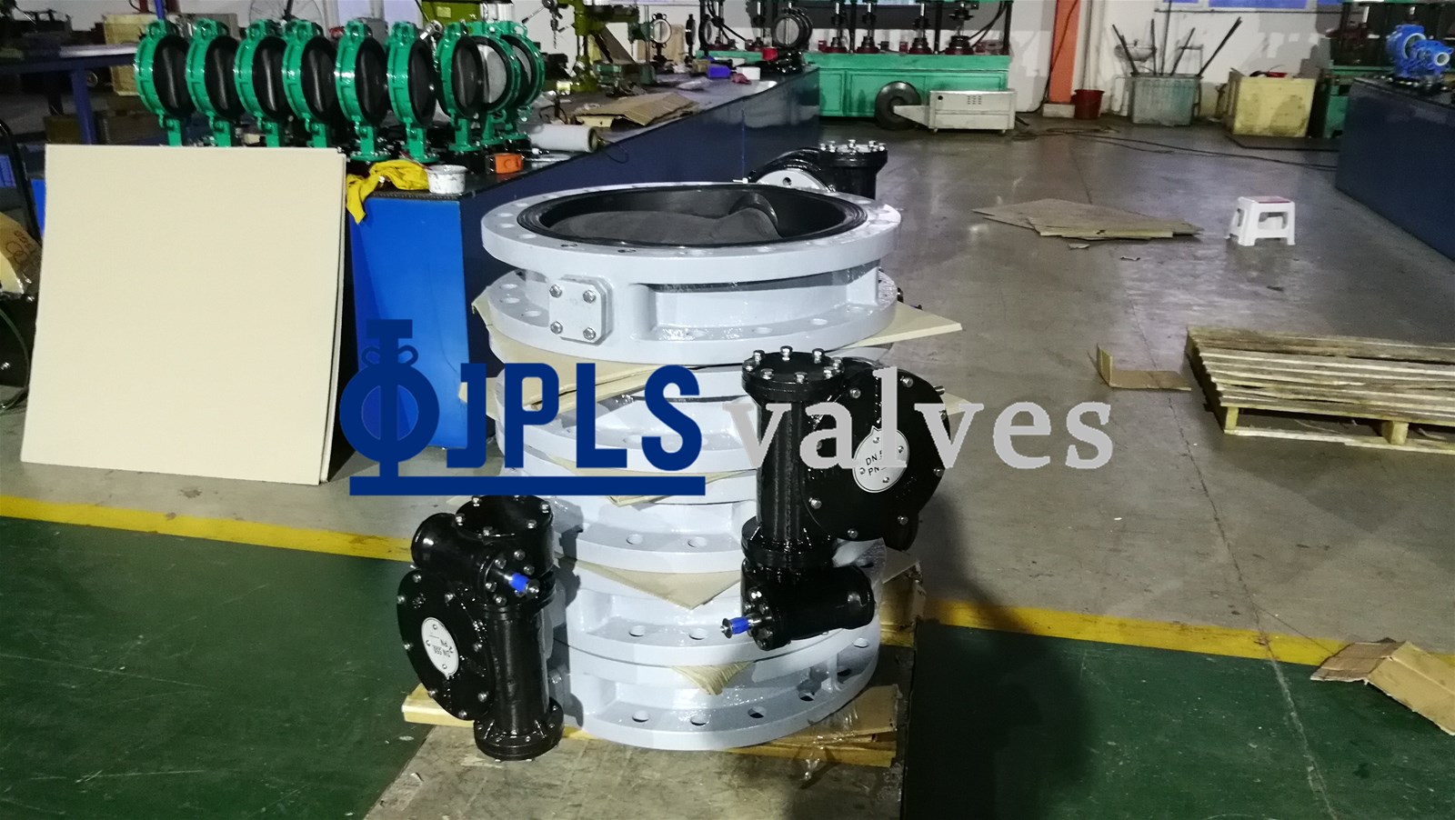 Gear Operated Ductile Iron Utype Flanged Marine Butterfly Valve