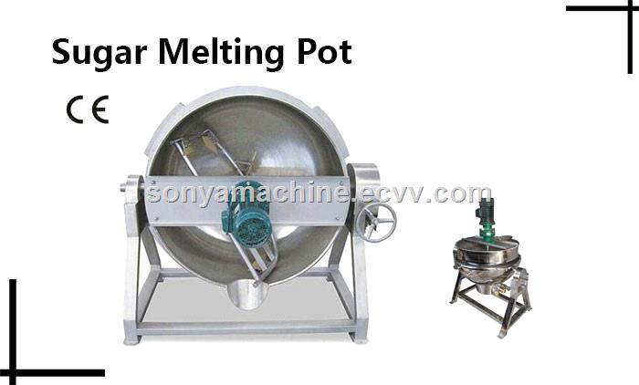 sugar melting potsugar potcereal bar forming machinecereal bar cutting machine