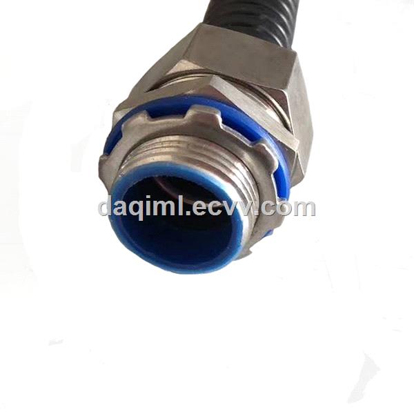 Electrical flexible conduits fittings stainless steel liquid tight connectors