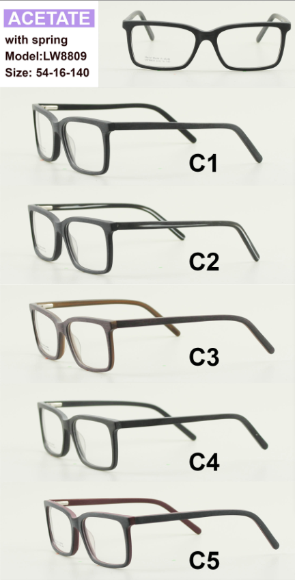 Fashion optical frames eyeglasses light blocking acetate blueray antiblu