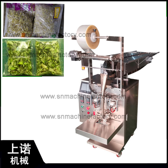 Semi Automatic Snack Food French Fries Cookies Chain Bucket Packaging Wrapping machine