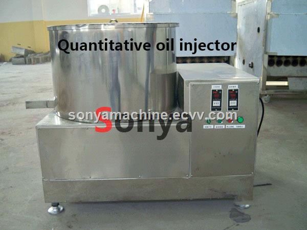 Quantitative oil injectorChocolate spray machineSnack food seasoning machine