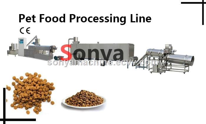 core filling pet food processing linepet food machinemeat strip processing line