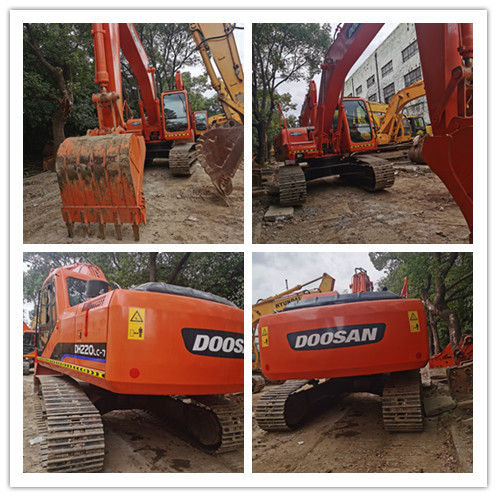 Used DOOSAN DH220LC7 crawler excavator on sake