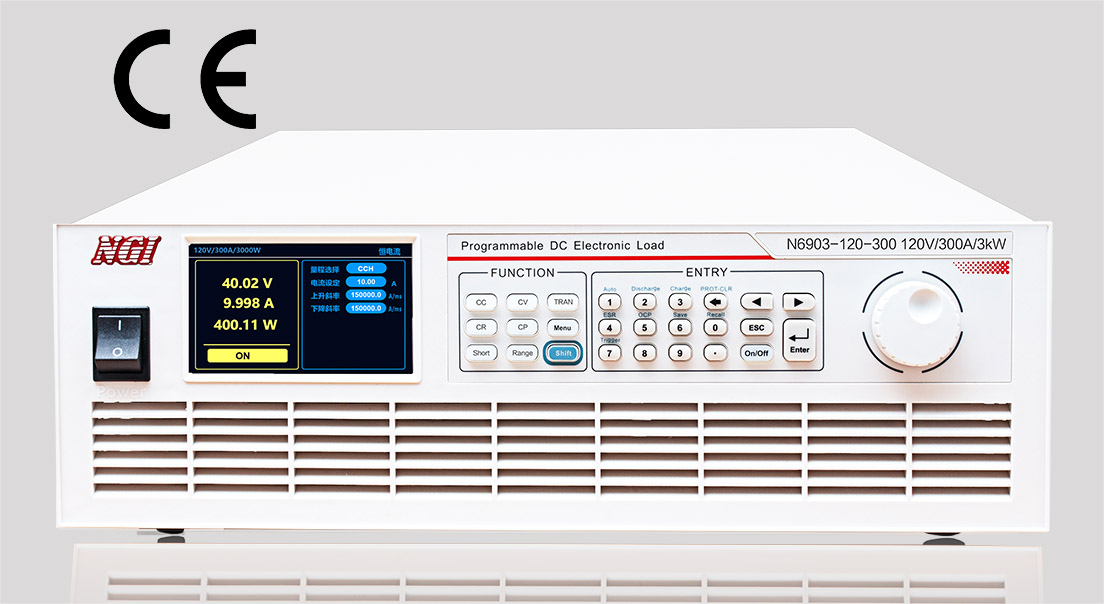 N6900 Single Channel Programmable DC Electronic Load 3000W120V300A with 43 inch LCD