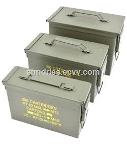 Ammo Box MilTec US Military Steel Ammo Can Waterproof Ammunition Storage Box