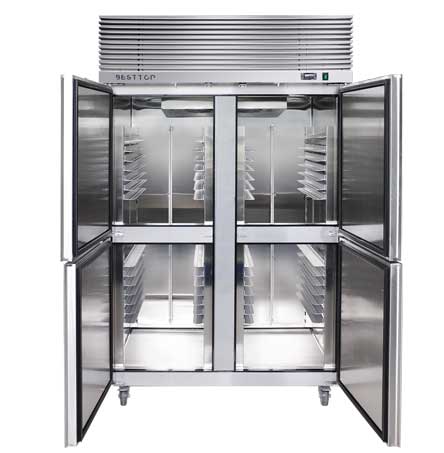 The industrial size refrigerator and freezer