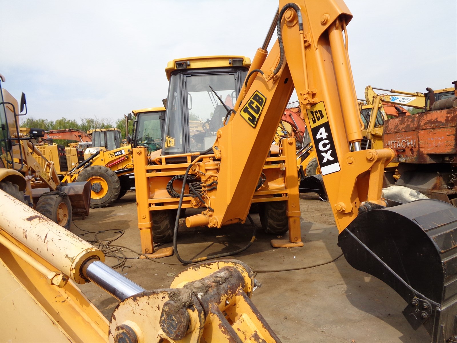 Lower Working Hours Used Original Jcb 3cx 4cx Backhoe Loader for Sale with Good Condition