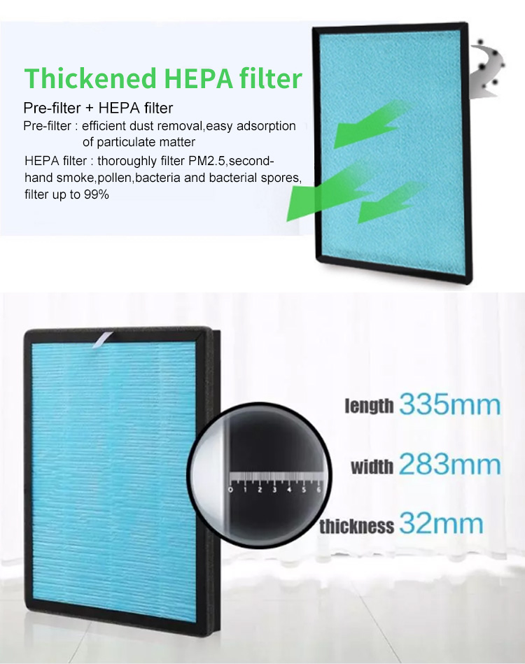 HEPA high quality ionization home portable air purifier WITH OEMODM