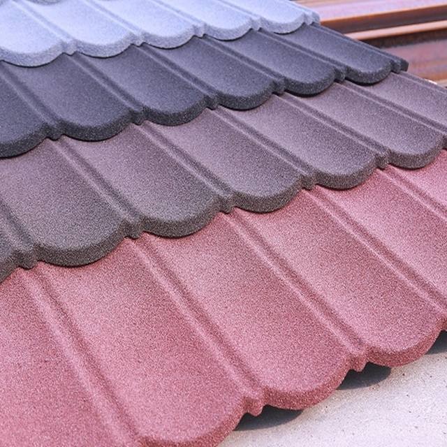 colorful stone coated steelroof tile