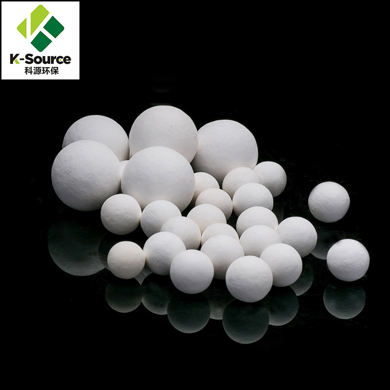 99AL2O3 Inert Alumina Ceramic Ball Catalyst Support Media