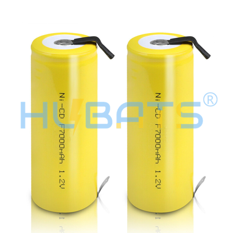 Hubats NiCD F 7000mAh 12v rechargeable battery Flap Top Battery