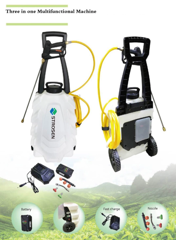 Electric backpack garden sprayer