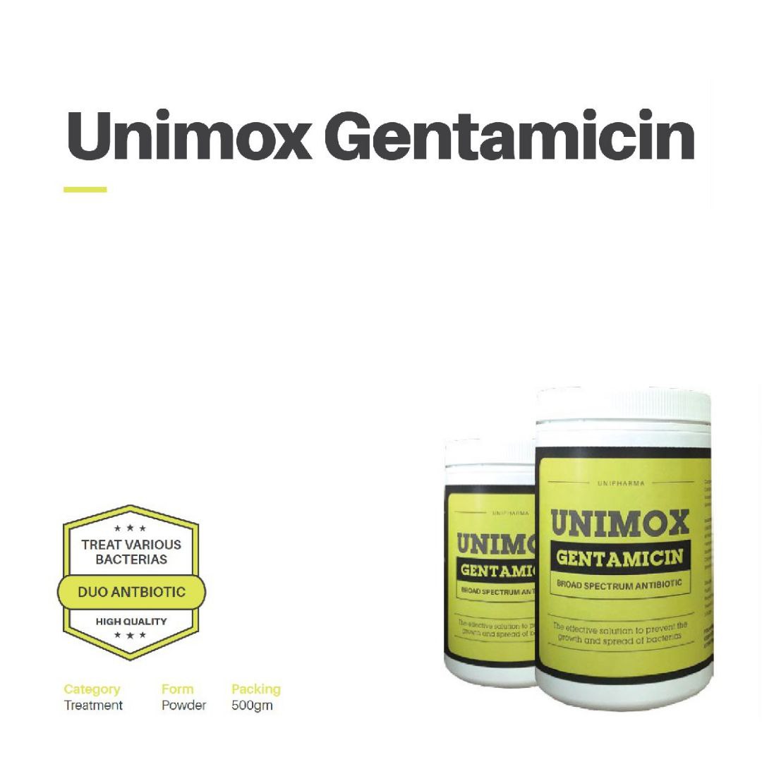 UNIMOX GENTAproduct medicineUnipharmaanimal medicineanimal supplement