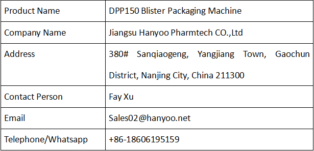 Small Automatic Tablet Capsule Blister Packing Machine Price