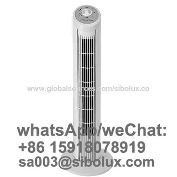 Sibolux 29 inch electric plastic blade less Tower Fan made in Chinastand fan