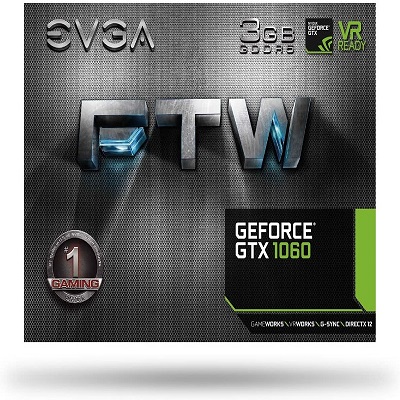 Quality Brand EVGA GeForce GTX 1060 3GB FTW GAMING ACX 30 3GB GDDR5 LED DX12 OSD Support Graphic Cards 03GP46168K