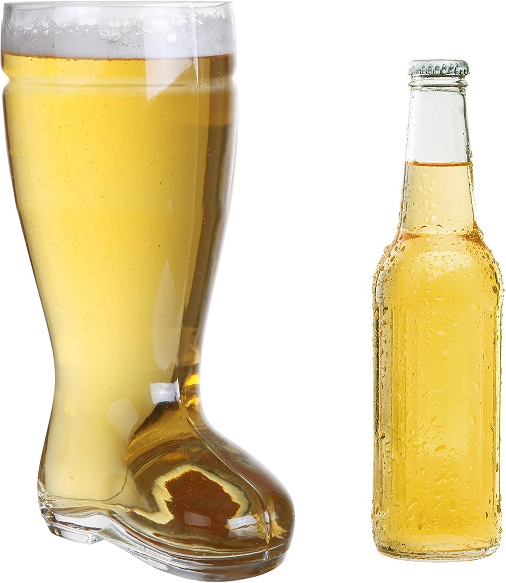 Double Wall Glass Cup 2L Boot Glass Cup Oktoberfest Beer Boots