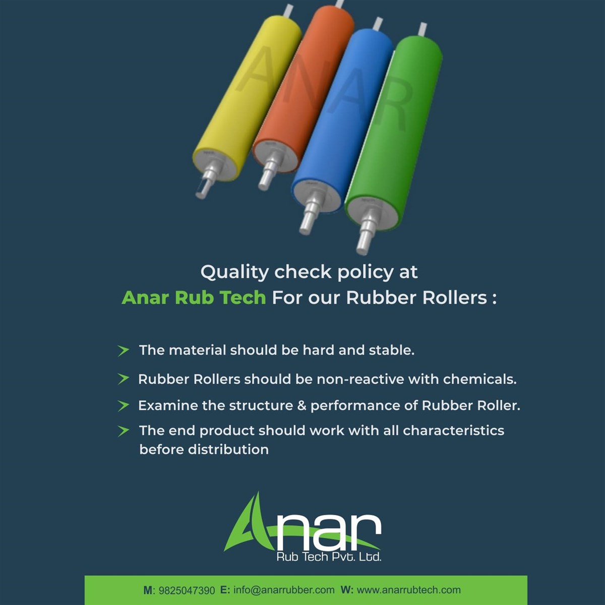 Rubber Coated Roller Manufacturer