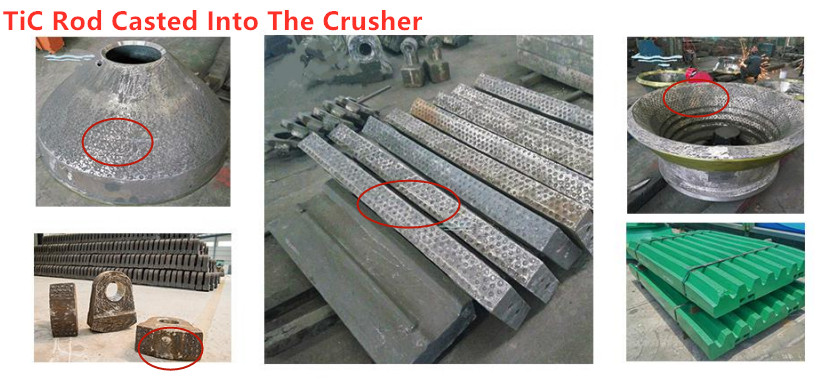 Tic Rod Titanium Carbidebased SteelBonded Rod for Hammer of Ore Breaking