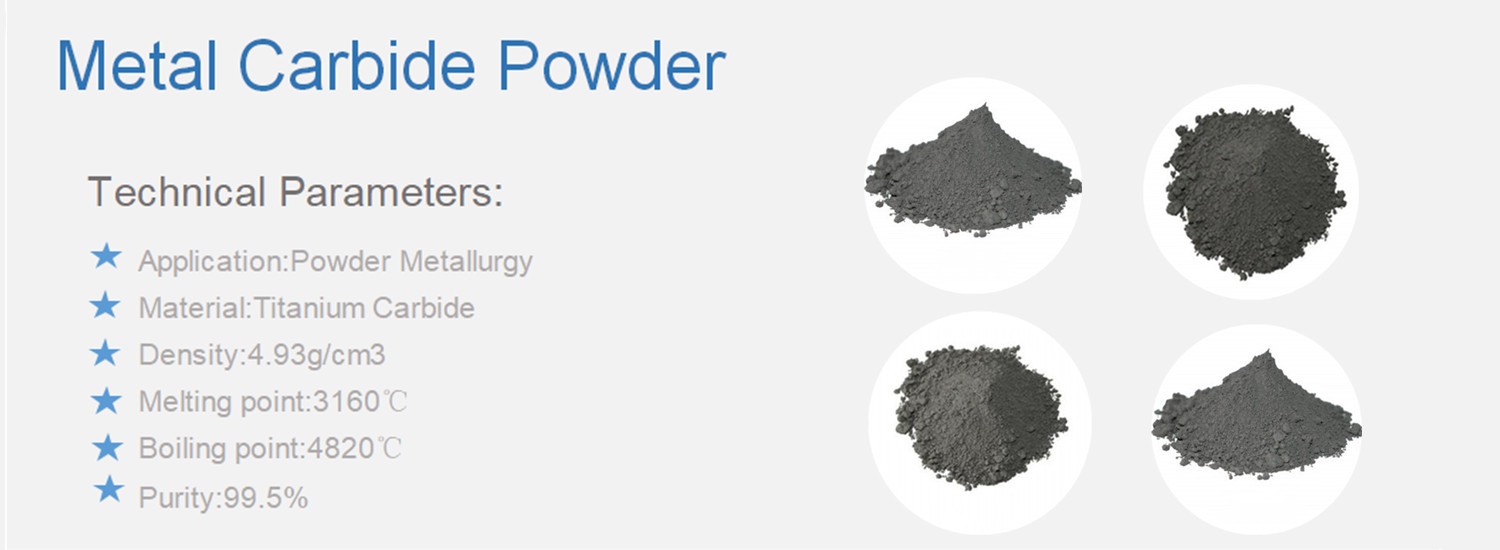 Titanium Carbide Tic Powder Used in Steel Bonded Cemented Carbide