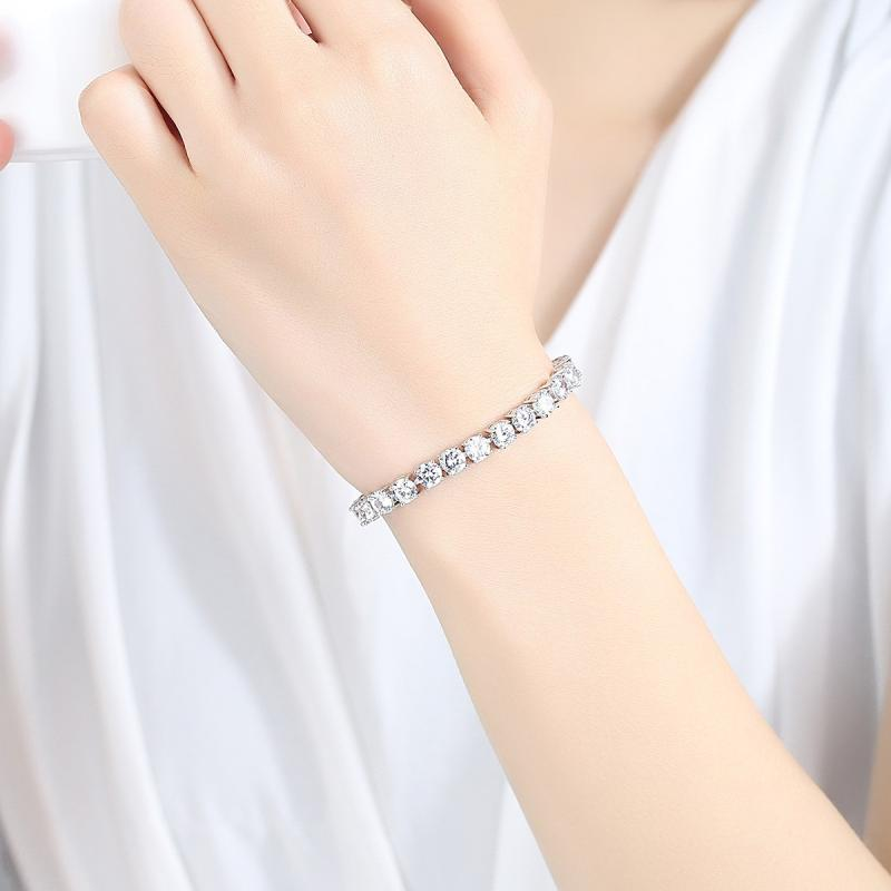CLASSIC Style new delicate luxury Roman crystal bracelet contracted set with diamond bracelet