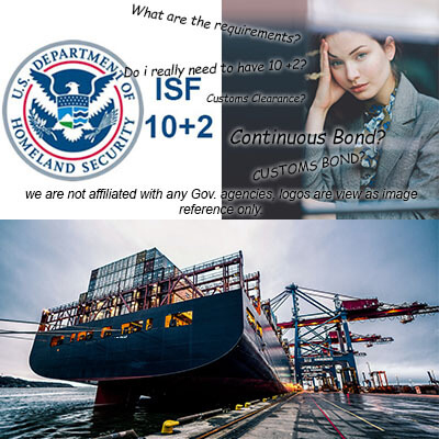 ISF Customs Broker Customs Bond ISF Types