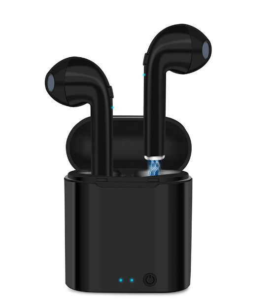 i7s tws Headphones Bluetooth 50 Earphones Wireless Headsets Stereo Bass Earbuds Inear Sport Waterproof Headphone free
