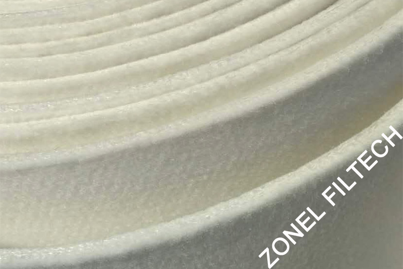 Polyester air slide belt for cement plants