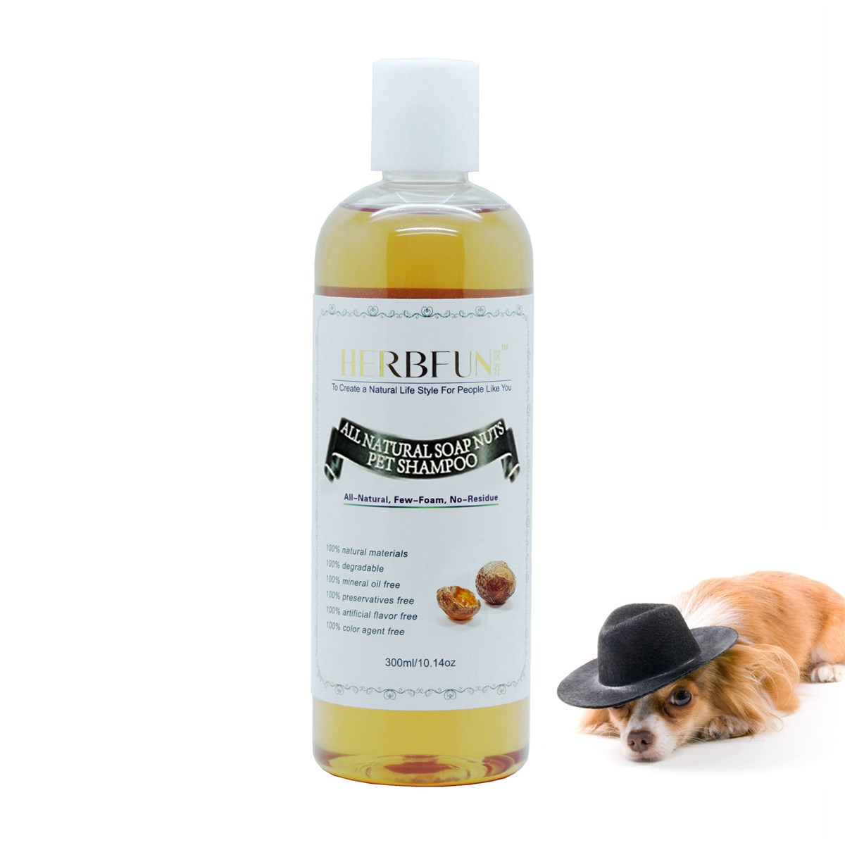 Antibacteria Itch Relieving Natural Organic Pet Supplies Cat and Dog Shampoo