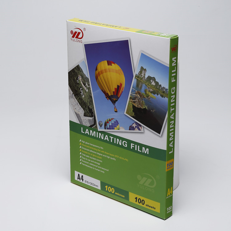 a4 antistatic lamination film pouch