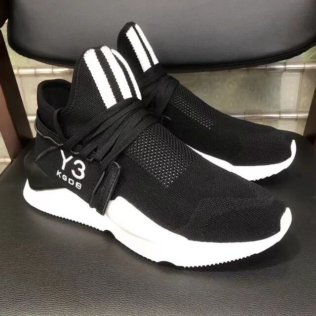 Fashion casual shoes for men and women personality leather with mesh cloth running sneakers KGDB Y3 shoes lovers