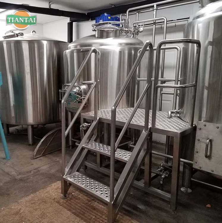 1000L stainless steel two vessel beer brewery plant