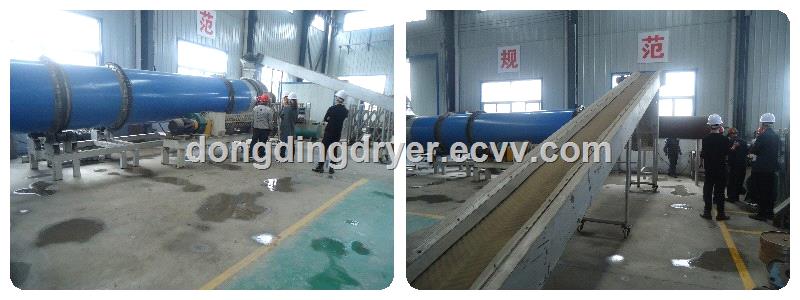 Wood Chips Sawdust Bark Straw Alfalfa Hay Bagasse Cassava Residues Poultry Manure Biomass Rotary Drum Dryer