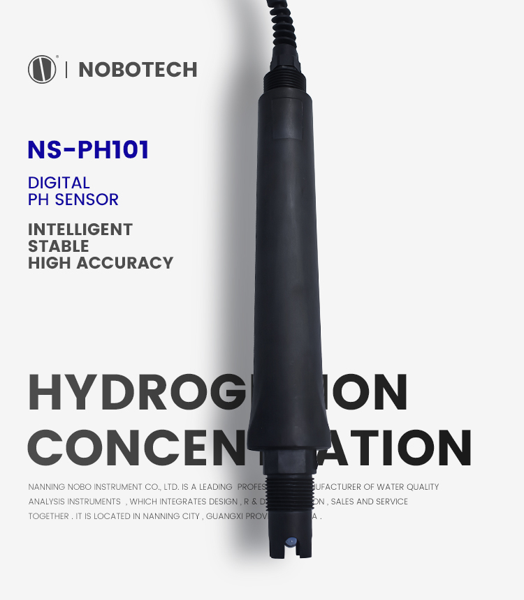 NSPH101 Digital PH sensor PH probe with 420mA and rs485 modbus No controller required