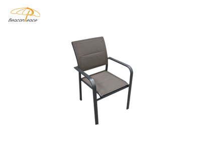 modern hot sale waterproof outdoor garden patio aluminum frame polywood chair