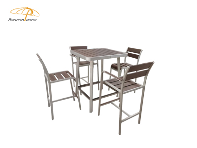 hot sale outdoor furniture sets garden dining furniture aluminum frame waterproof table chair sets