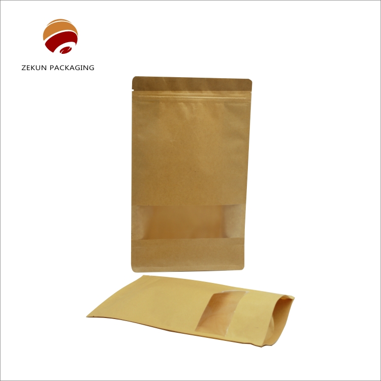 Guangzhou factory direct wholesale stand up kraft paper bag