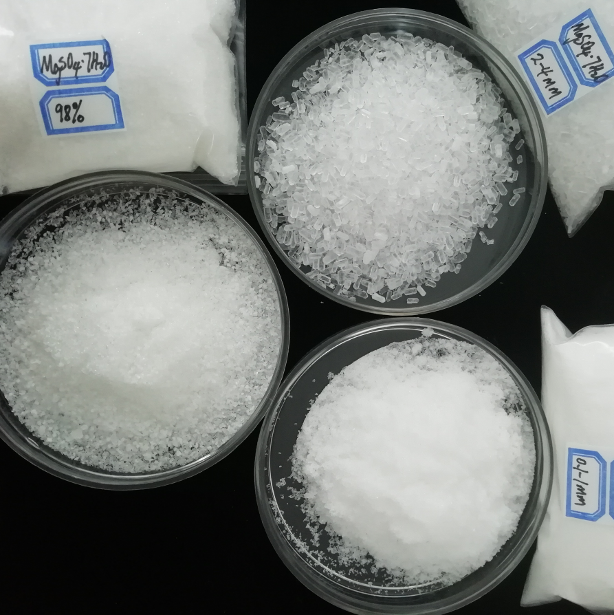 High Purity 995 Epsom Salt Crystal Magnesium Sulphate Heptahydrate